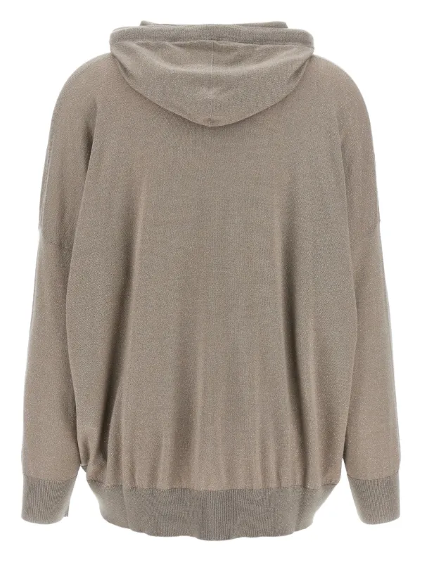 Brunello Cucinelli ニット パーカー | ニュートラル | FARFETCH JP