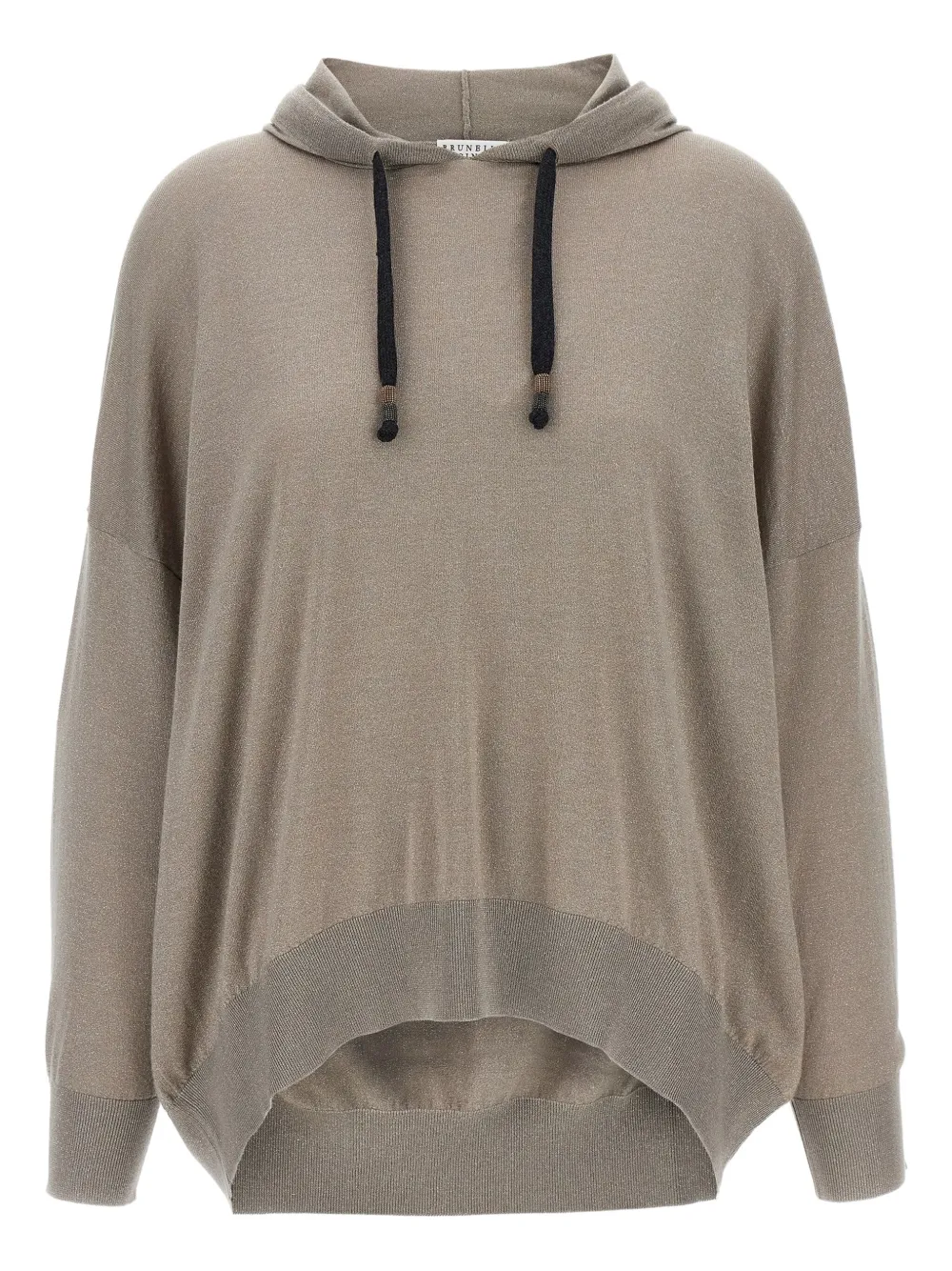 Brunello Cucinelli Trui met capuchon Beige
