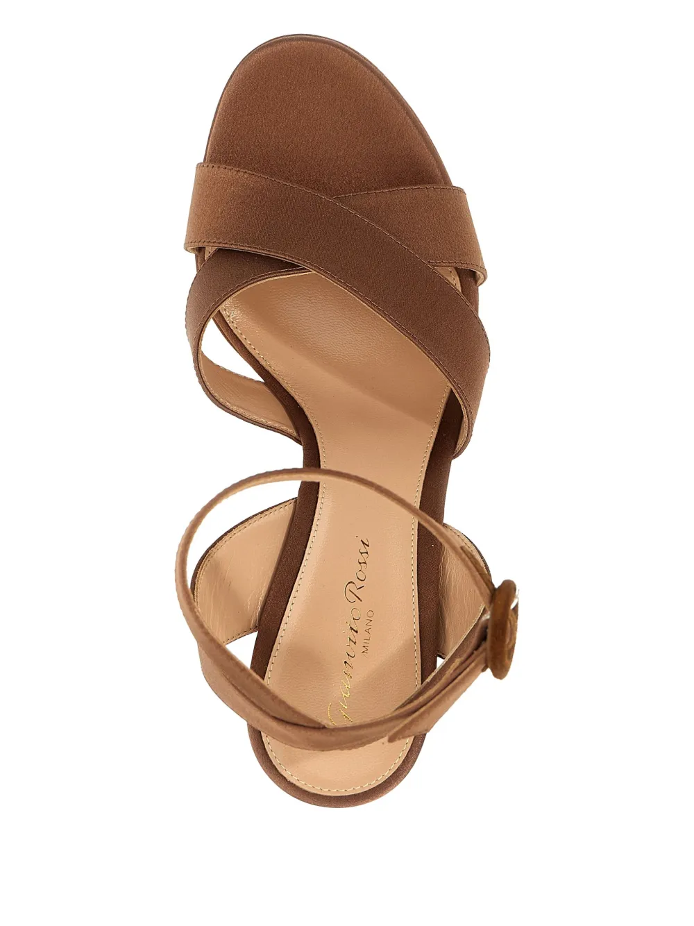 Gianvito Rossi 105mm Sabrina sandals Brown