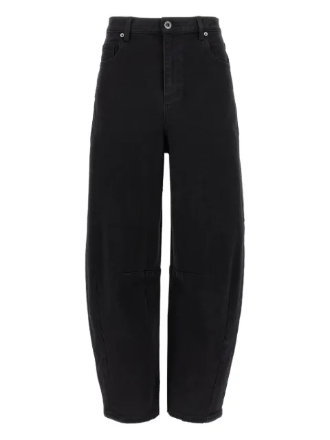 Self-Portrait high-rise wide-leg jeans