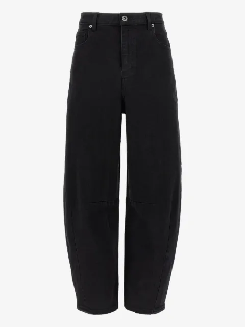 Self-Portrait high-rise wide-leg jeans