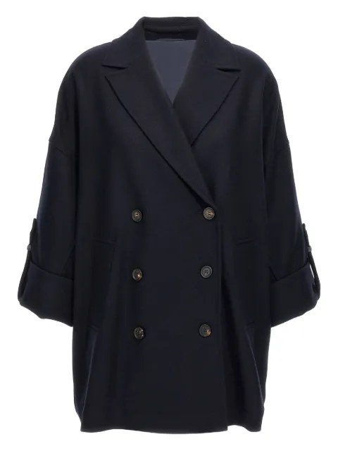 Brunello Cucinelli معطف بصفي أزرار
