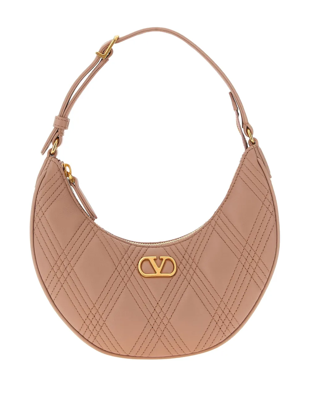 Valentino Garavani Quiltie 67 mini-schoudertas Roze