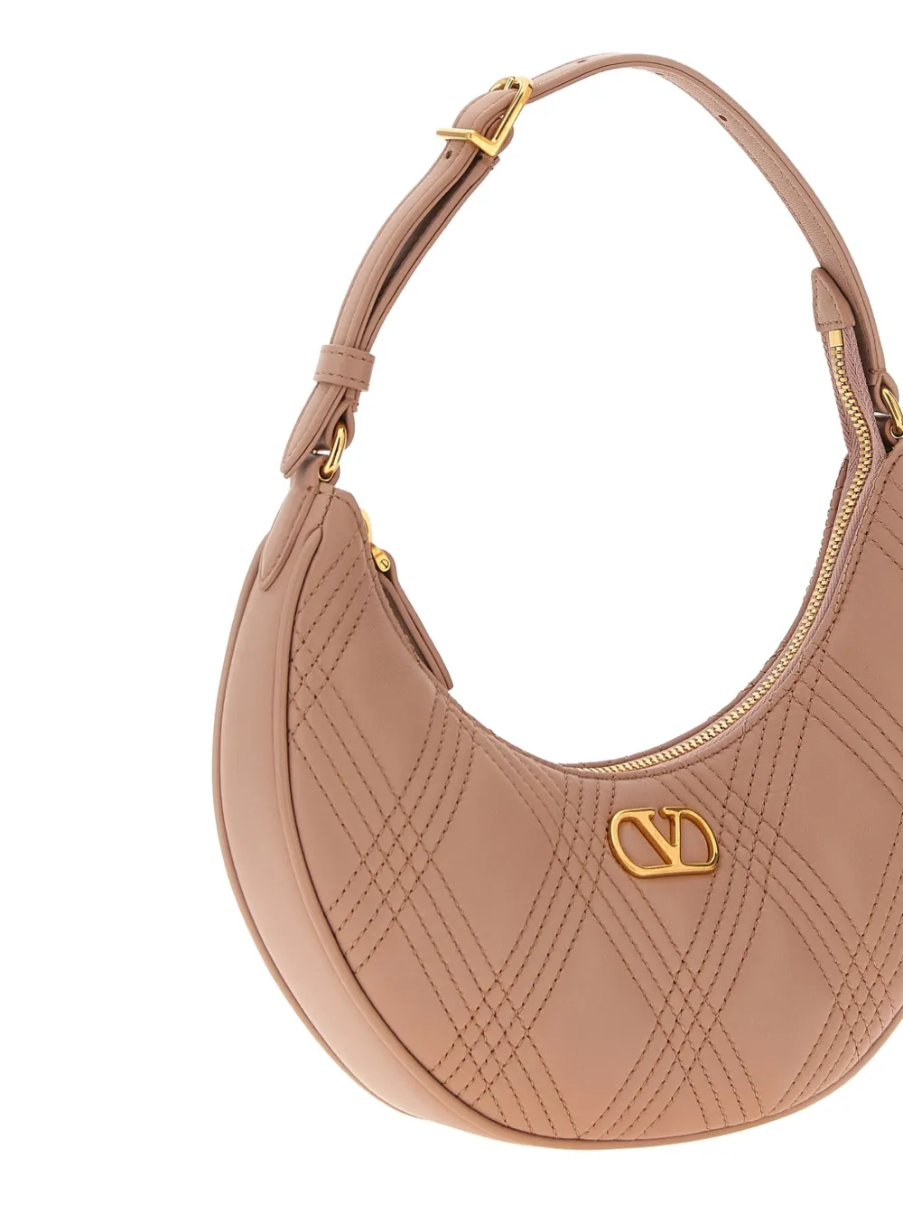 Valentino Garavani Quiltie 67 mini-schoudertas Roze