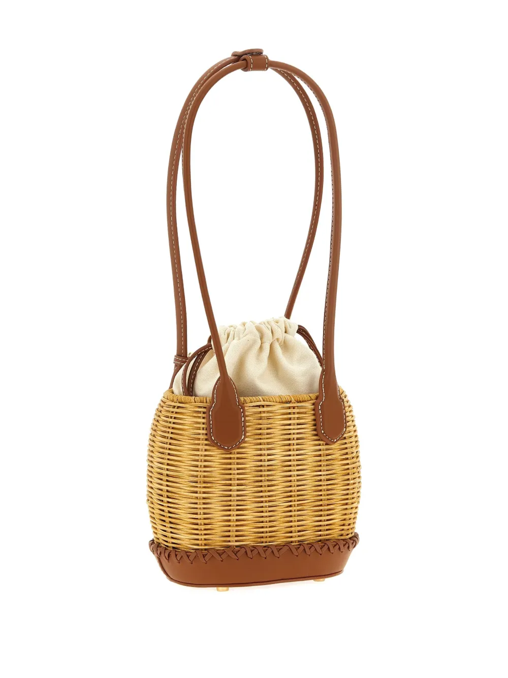 Self-Portrait woven basket bag | Image 2