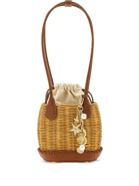 Self-Portrait woven basket bag
