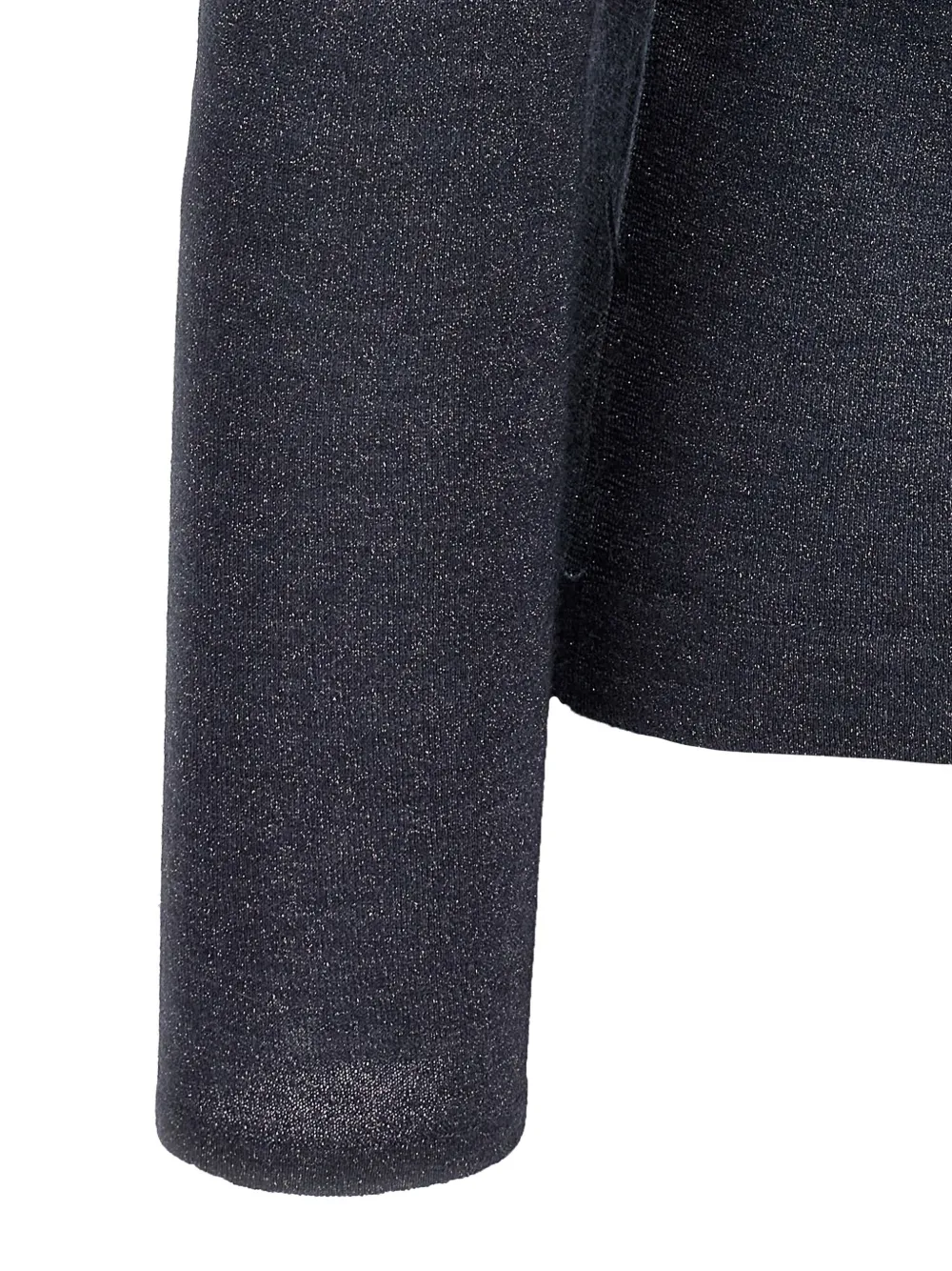 Brunello Cucinelli Glanzende trui met lange mouwen Blauw