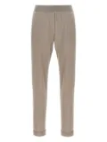 Brunello Cucinelli lurex-detail trousers - Grey