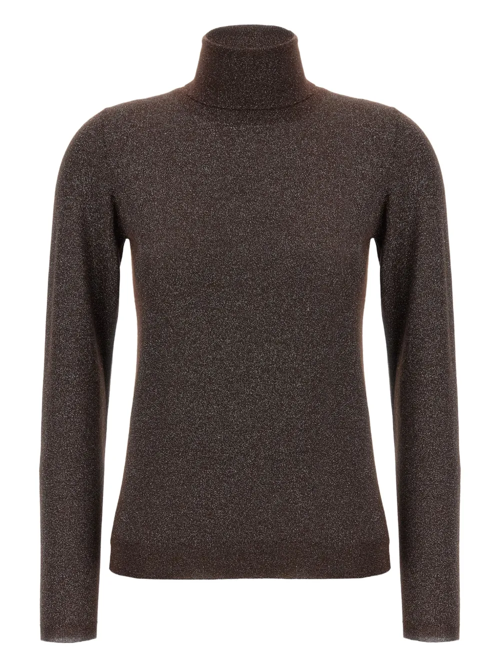Brunello Cucinelli Coltrui met lurex detail Bruin
