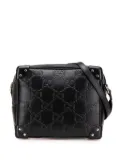 Gucci Pre-Owned 2016-2024 GG Embossed Leather crossbody bag - Black