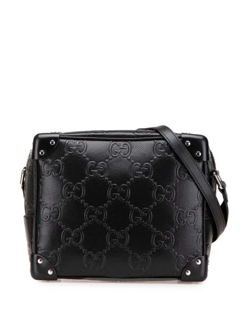 Gucci Pre-Owned 2016-2024 GG Embossed Leather crossbody bag