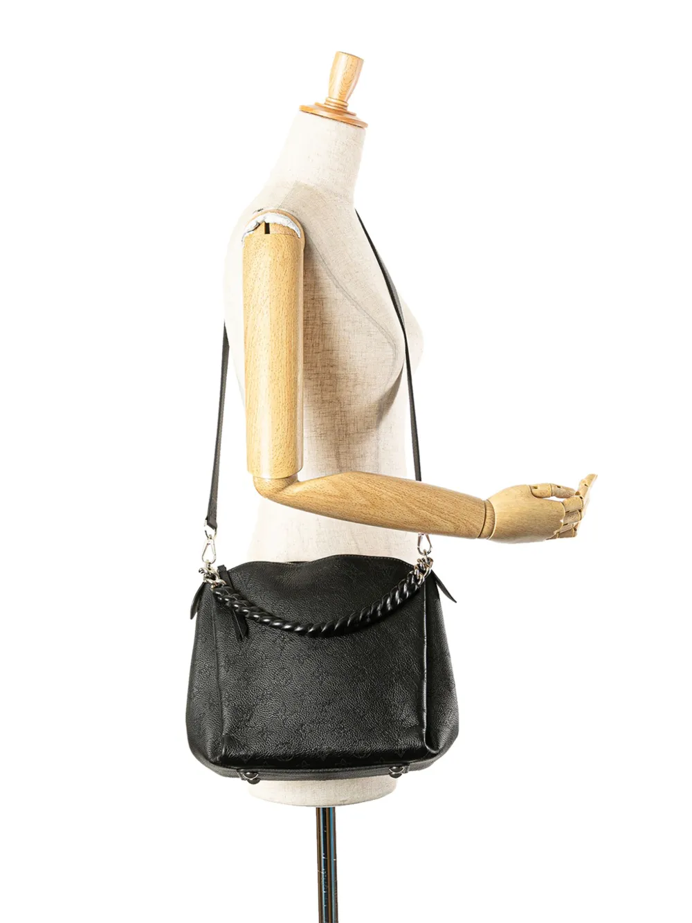 Louis Vuitton Pre-Owned 2019 Monogram Mahina Babylone Chain BB satchel | Pre-Owned | Image 2