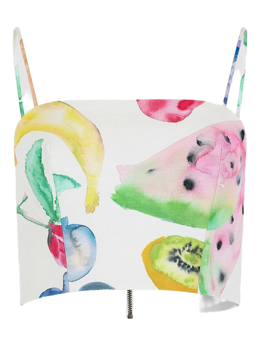 Rosie Assoulin Fruits-print Tank Top In Multi