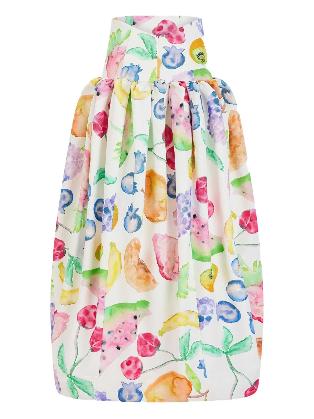 Rosie Assoulin Fifi rok met fruitprint - Wit