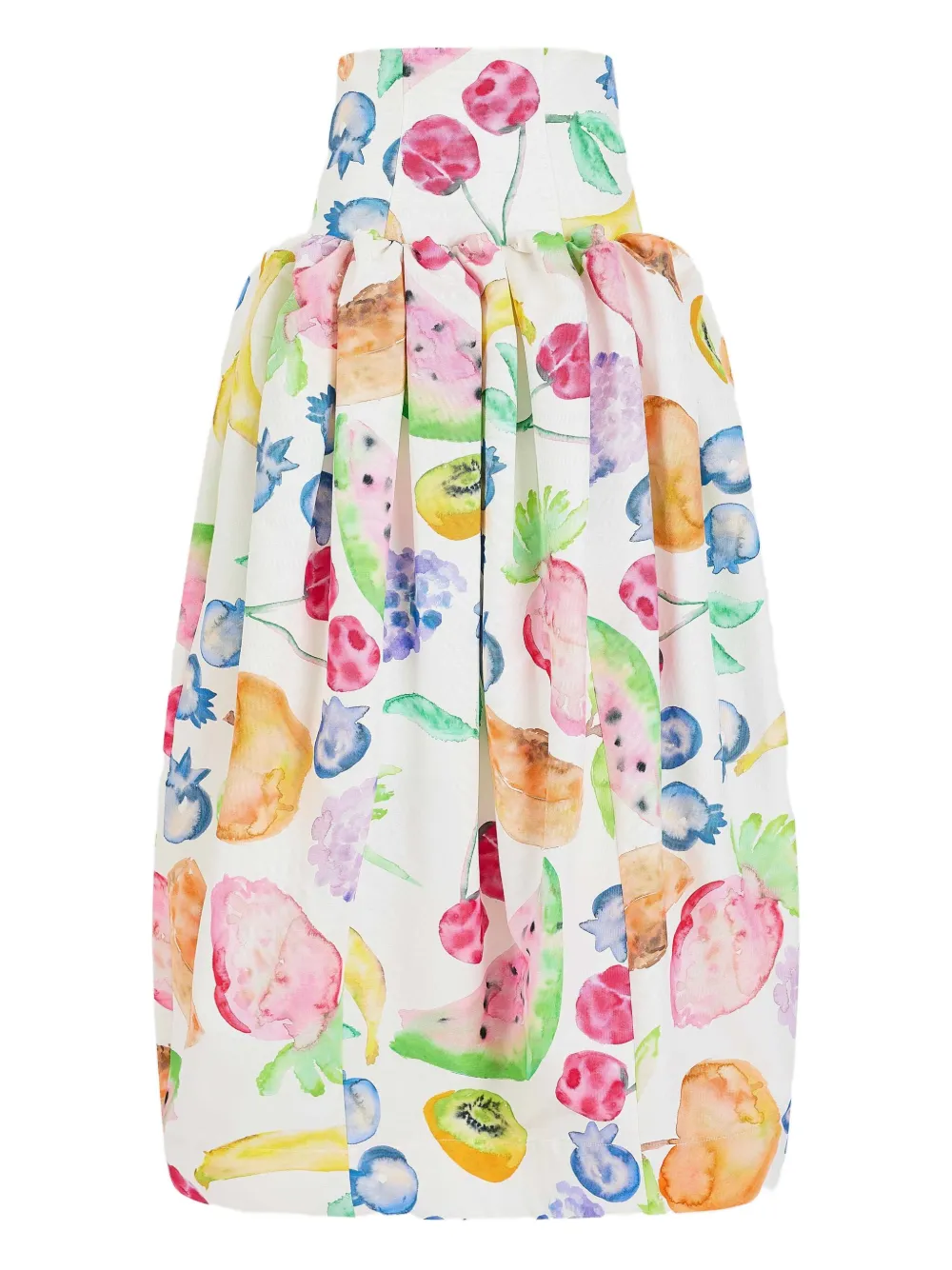 Fifi fruit-print skirt