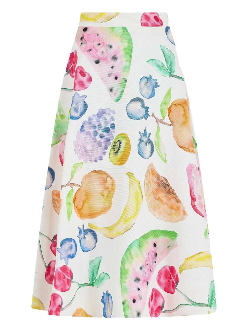 Rosie Assoulin Midirock mit Früchte-Print | A-Linien-Röcke | Image 2
