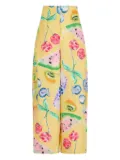 Rosie Assoulin fruit-print trousers - Yellow
