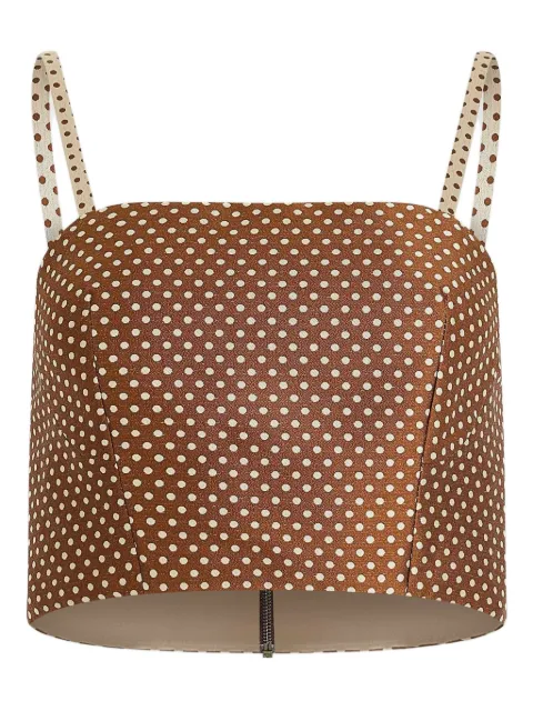 Rosie Assoulin Halfway There polka-dot pattern top