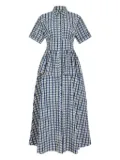 Rosie Assoulin Boogie Woogie Bugle Boy maxi shirt dress - Blue
