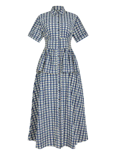 Rosie Assoulin Boogie Woogie Bugle Boy maxi shirt dress
