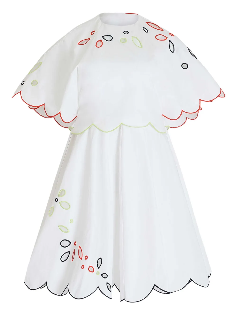 Buttercup scalloped dress