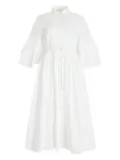 Rosie Assoulin Fiesta shirt midi dress - White