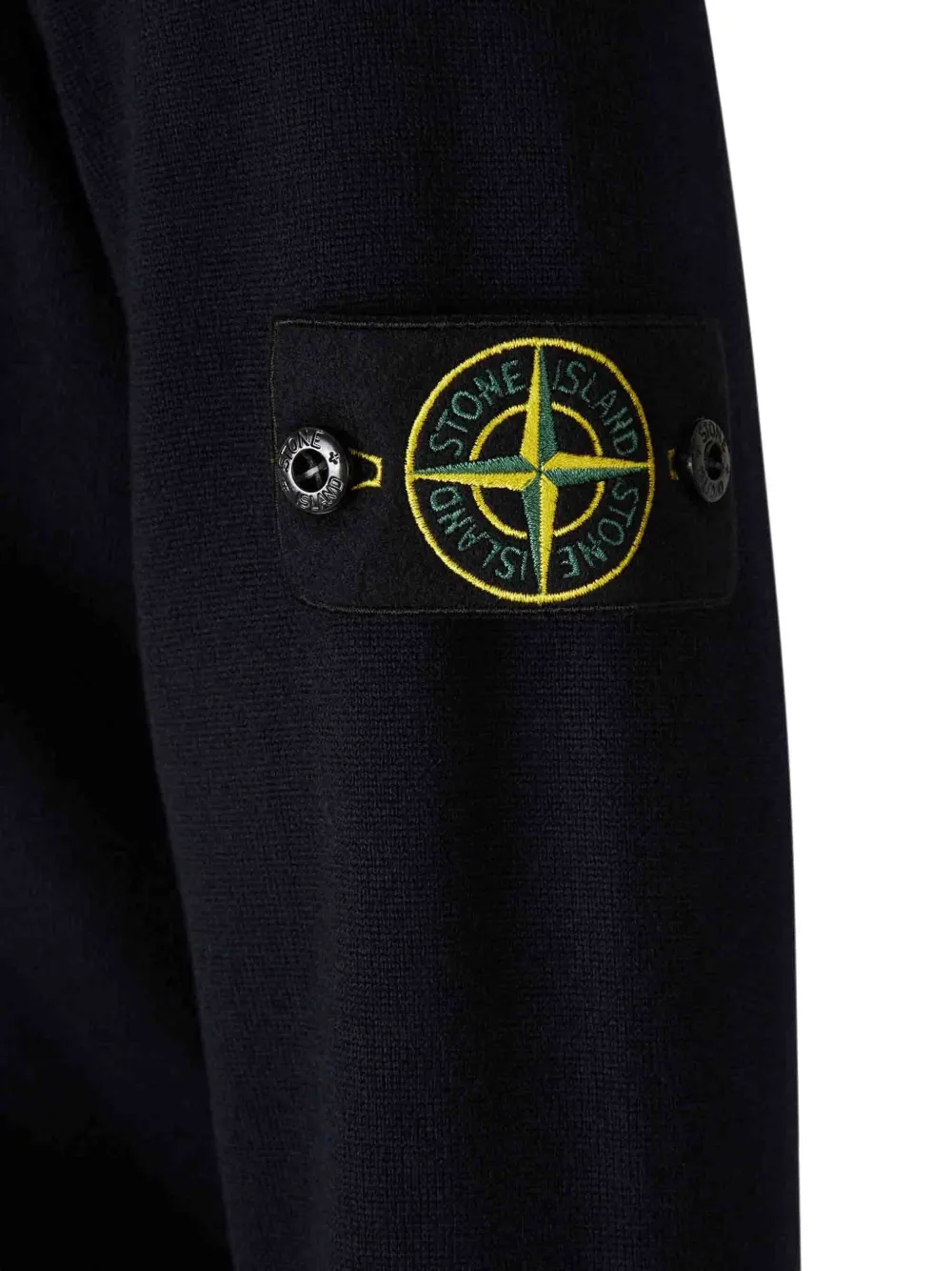 Stone Island Trui met Compass-logopatch Blauw