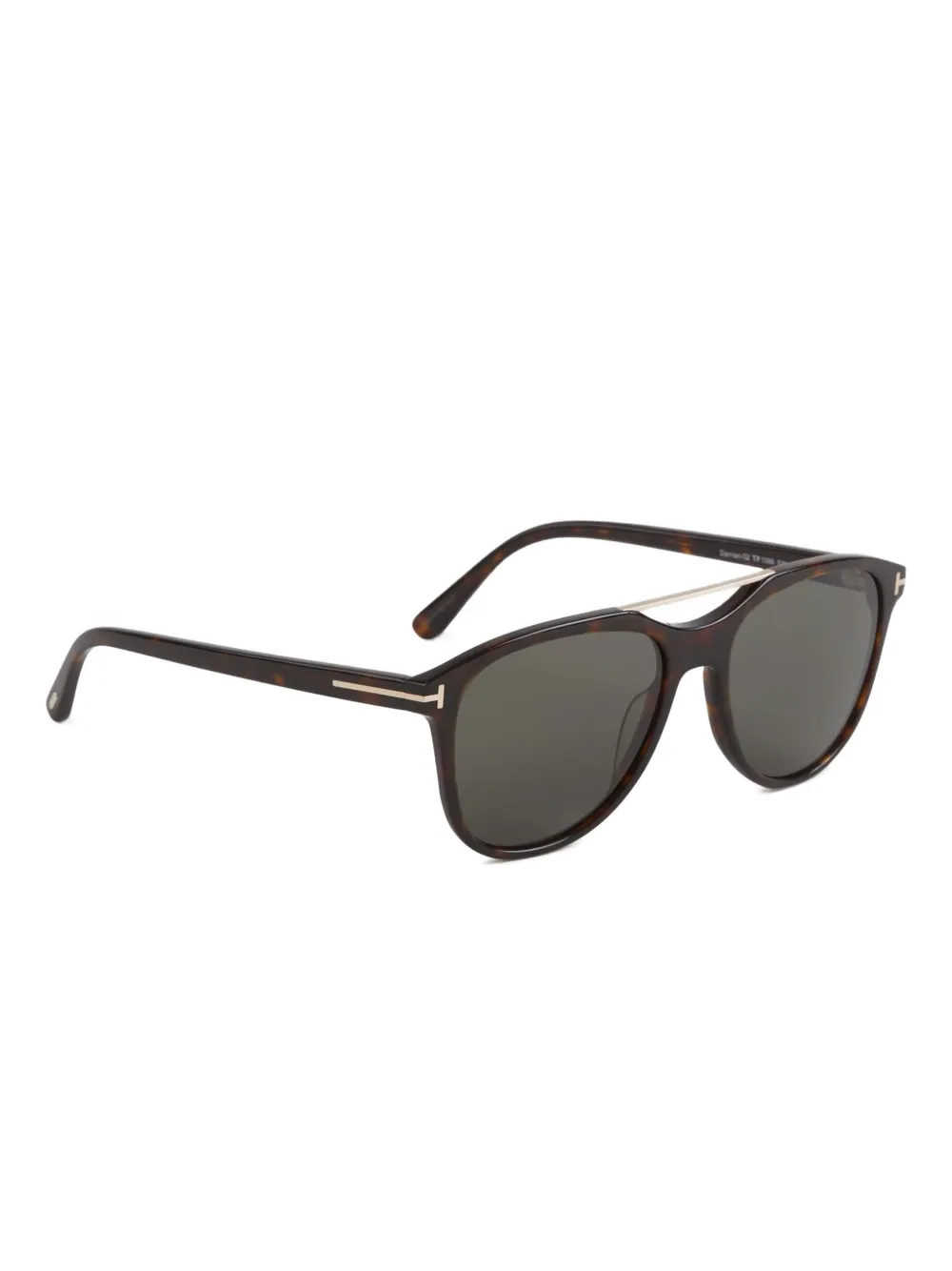TOM FORD Eyewear Zonnebril met vierkant montuur Bruin