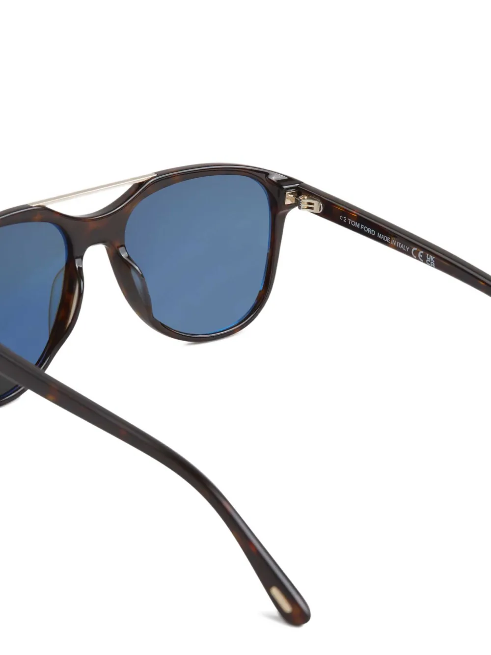 TOM FORD Eyewear Zonnebril met vierkant montuur Bruin