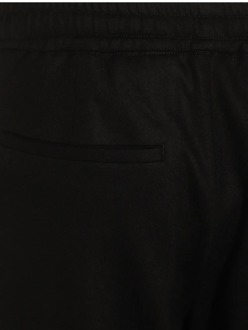 Canali Trainingsbroek met trekkoordtaille Zwart