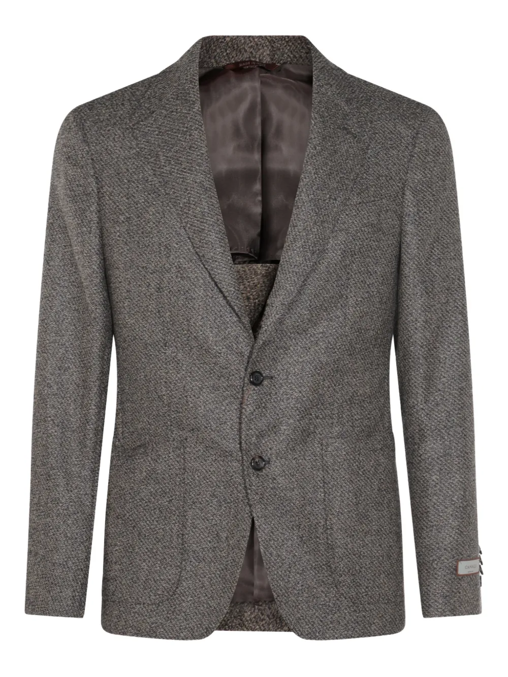 Canali two-button single-breasted blazer Grijs