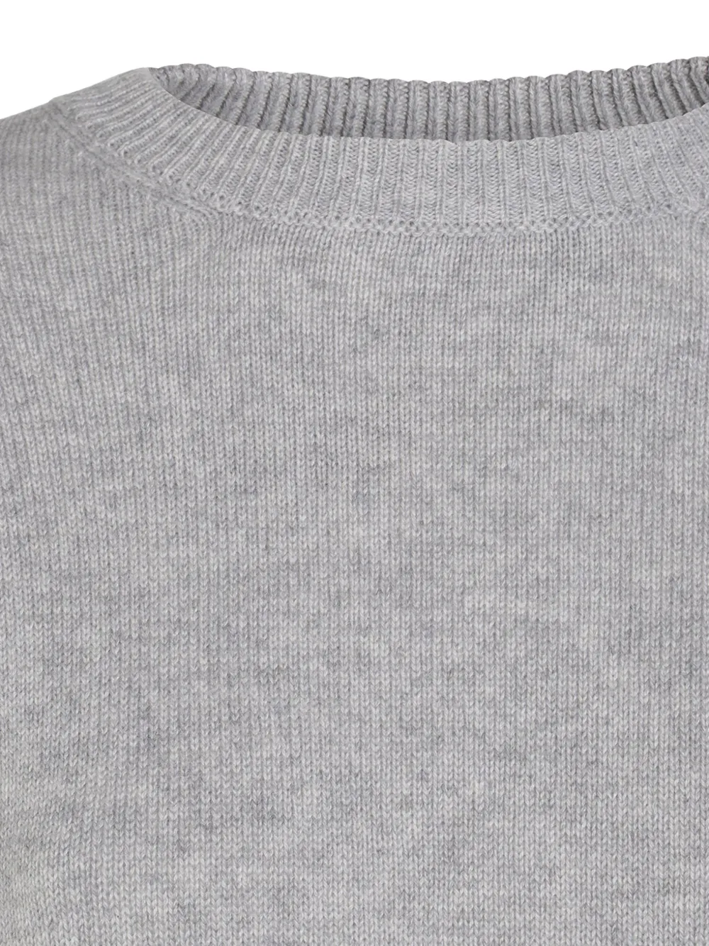 Brunello Cucinelli Geribbelde trui met ronde hals Grijs