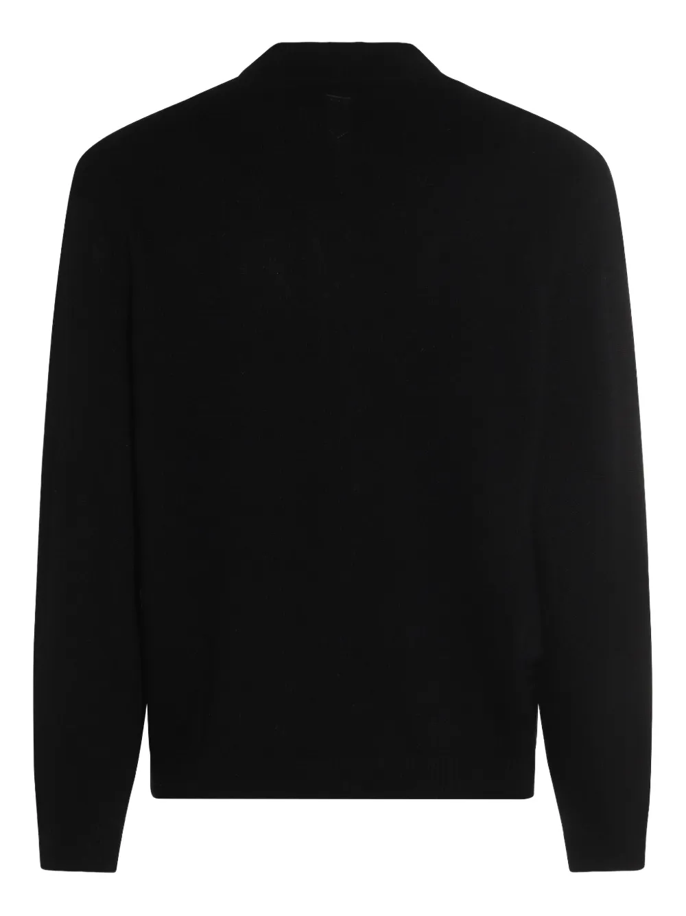 Canali zip-neck sweater Zwart