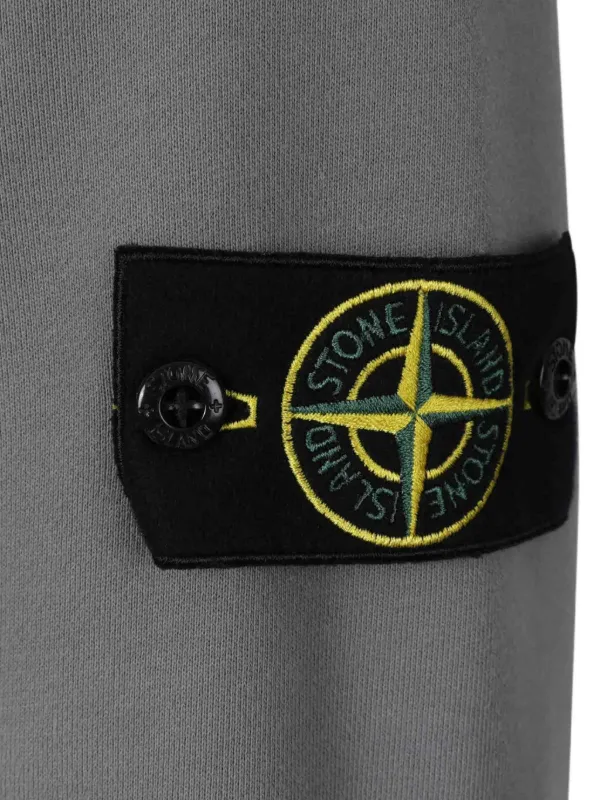Stone Island コンパスバッジ スウェットシャツ | グレー | FARFETCH JP