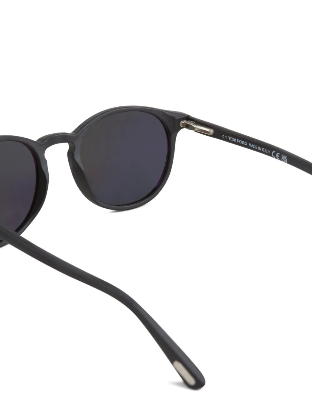 TOM FORD Eyewear round-frame sunglasses Zwart