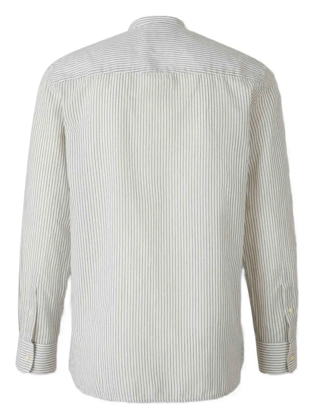 Officine Generale mandarin-collar striped shirt | Image 2