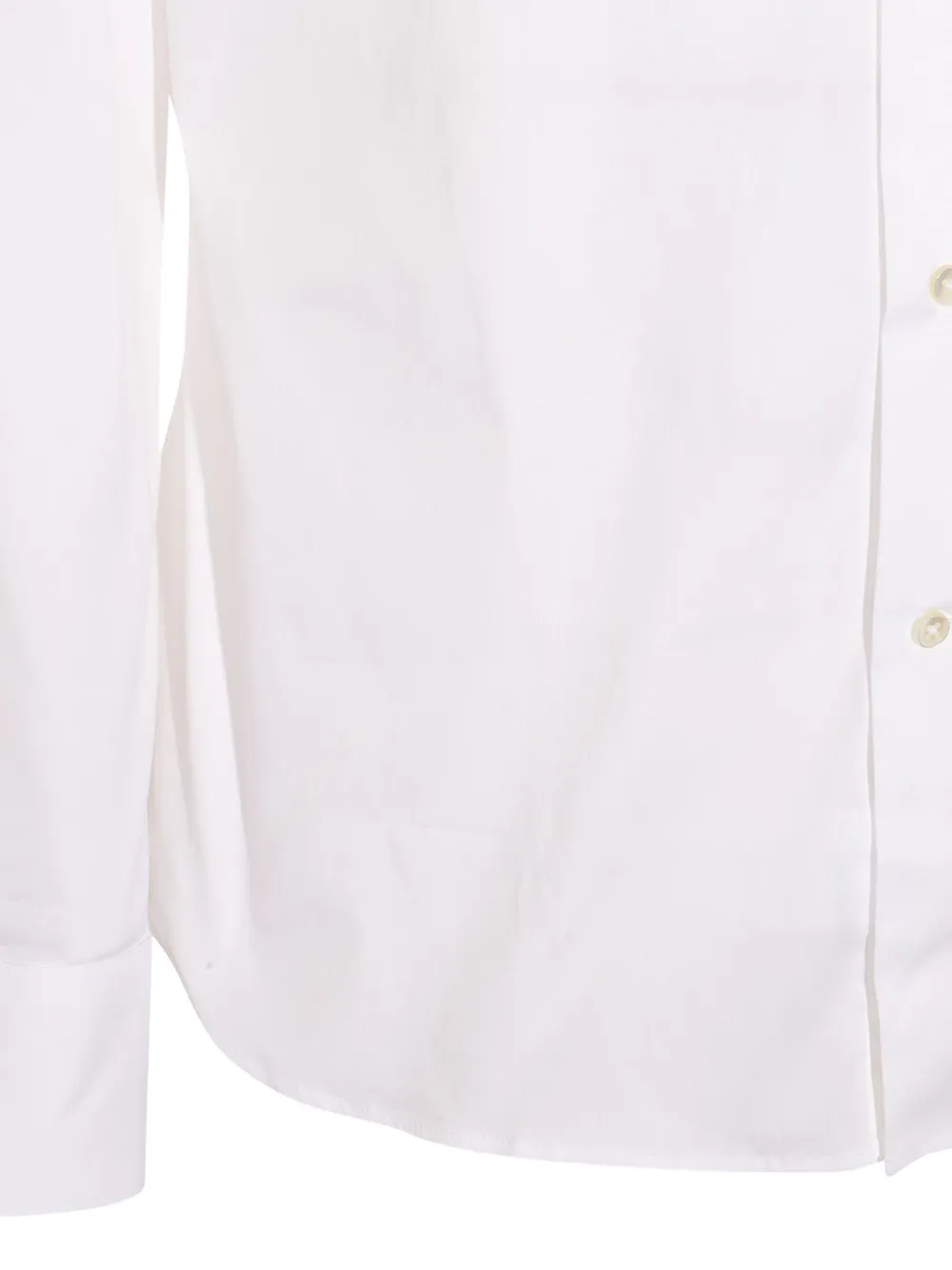 Canali Overhemd van katoenblend Wit
