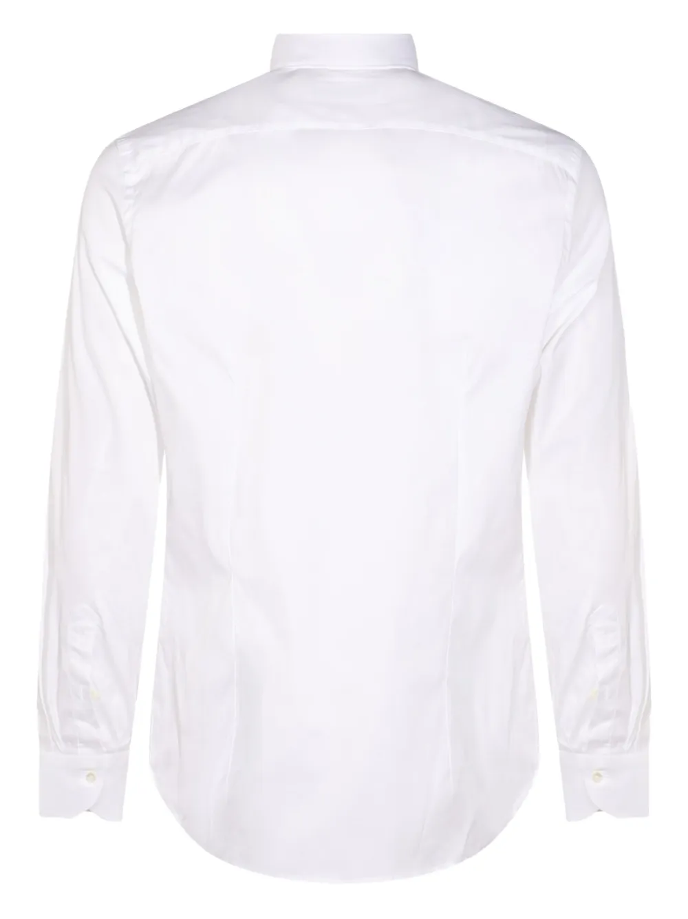 Canali Overhemd van katoenblend Wit
