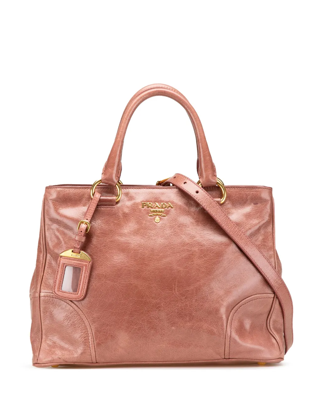 Prada Pre-Owned 2010-2024 Vitello Shine satchel | Pink | Image 1