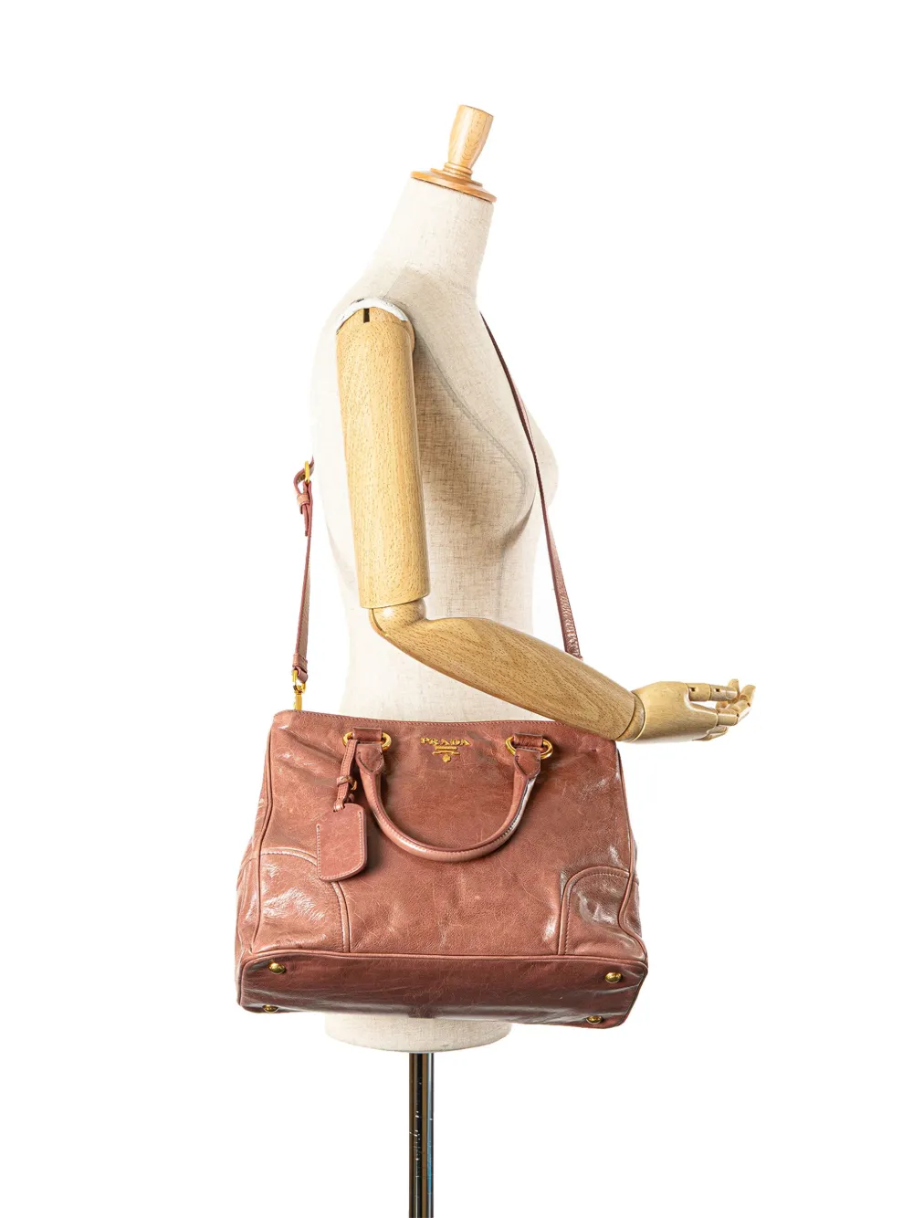 Prada Pre-Owned 2010-2024 Vitello Shine satchel | Pre-Owned | Image 2