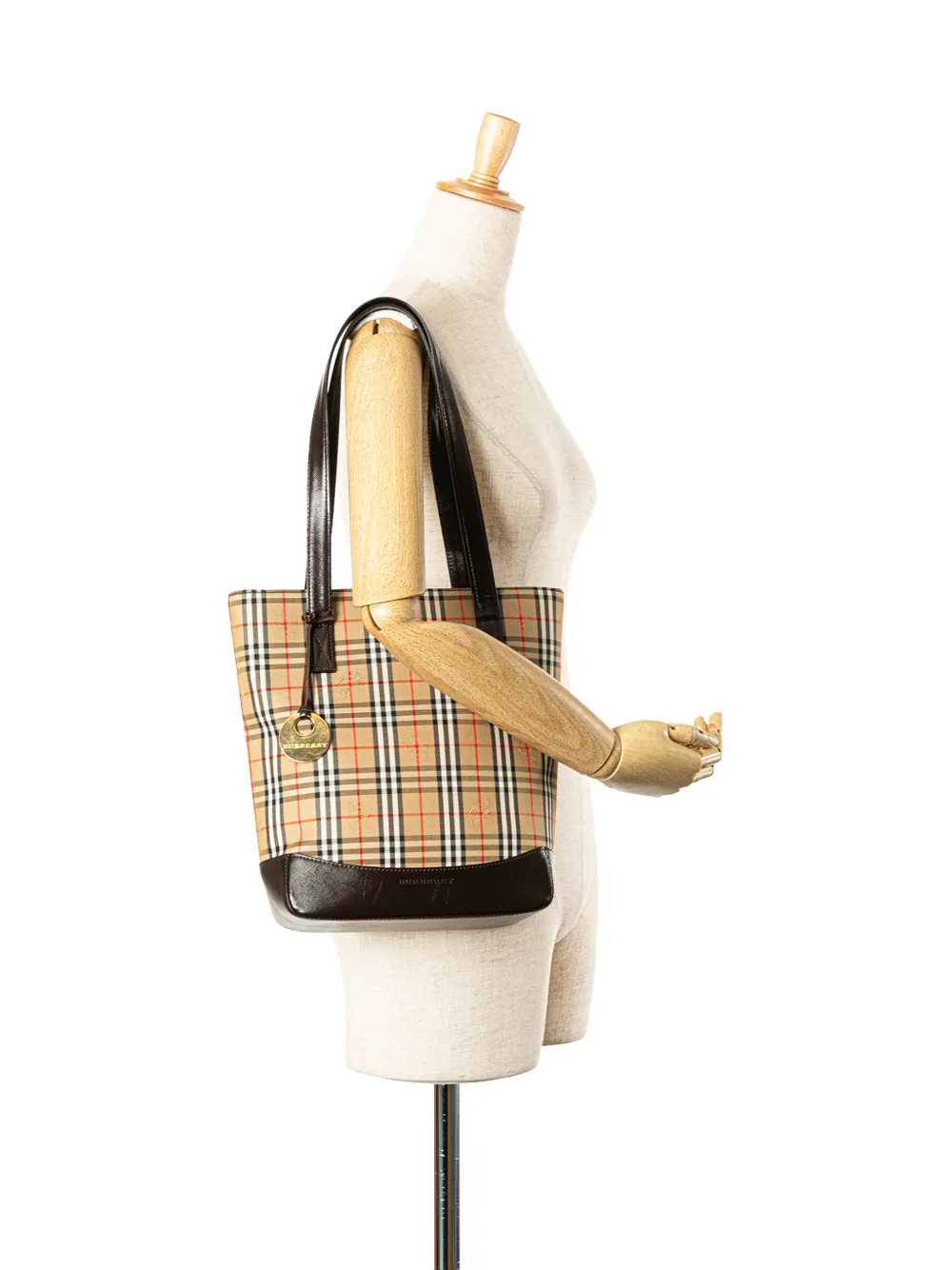 Burberry Pre-Owned 2000-2017 Haymarket Check Canvas tote bag | Pre-Owned | Image 2