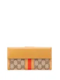 Gucci Pre-Owned 2000-2015 GG Canvas Web Wallet long wallets - Brown