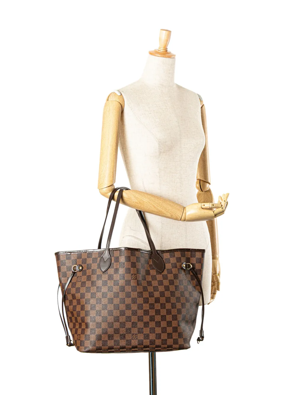 Louis Vuitton Pre-Owned 2009 Damier Ebene Neverfull MM tote bag | Pre-Owned | Image 2