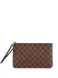 Louis Vuitton Pre-Owned 2015 Damier Ebene Neverfull MM pouch - Brown