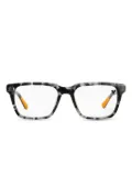 Shinola rectangular Flexon spring-hinge glasses - Black