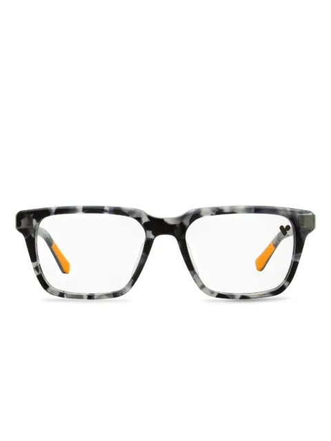Shinola rectangular Flexon spring-hinge glasses