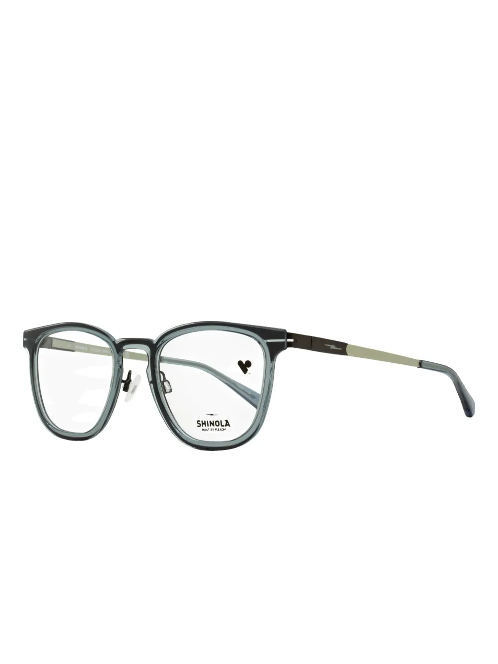 Shinola keyhole-bridge square-frame glasses | Men | Image 2