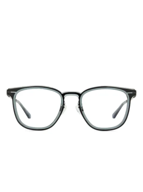 Shinola keyhole-bridge square-frame glasses