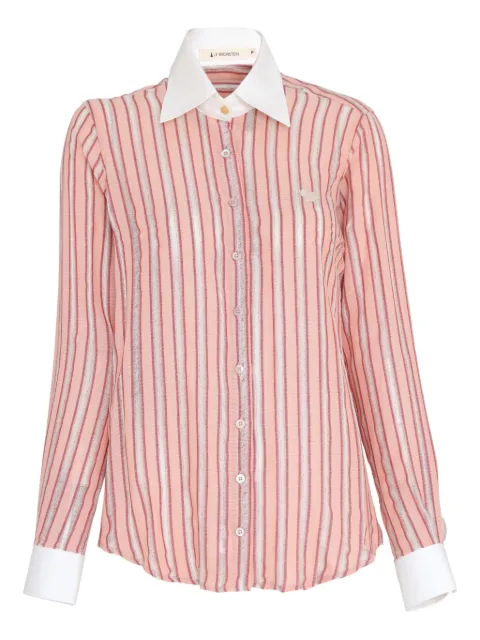 Lethicia Bronstein striped embroidered shirt