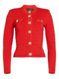 Retrofete ribbed gold-button jacket - Red